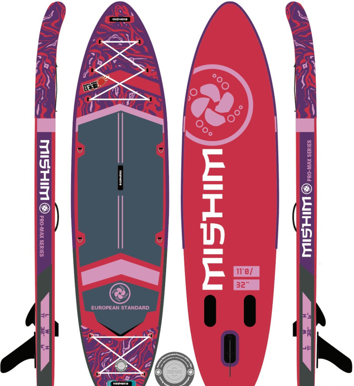 SUP (САП) Доска MISHIMO PRO-MAX Viva Magenta 10.6’ (320см)